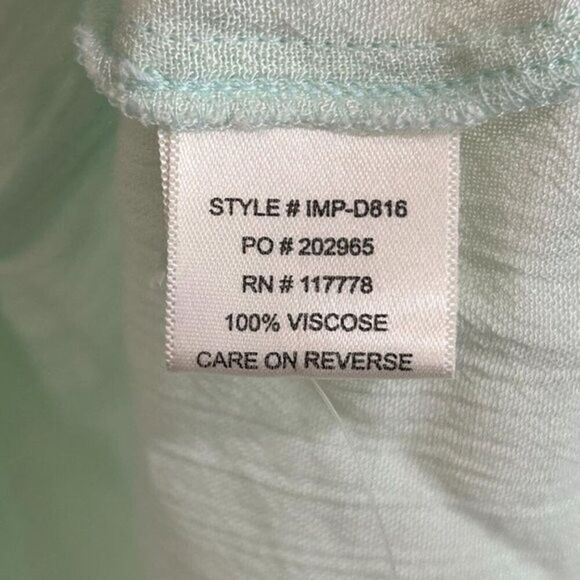 LOVE STITCH Beaded Gauze Halter Tunic Top Size M Embellished Sleeveless Boho - Picture 8 of 11